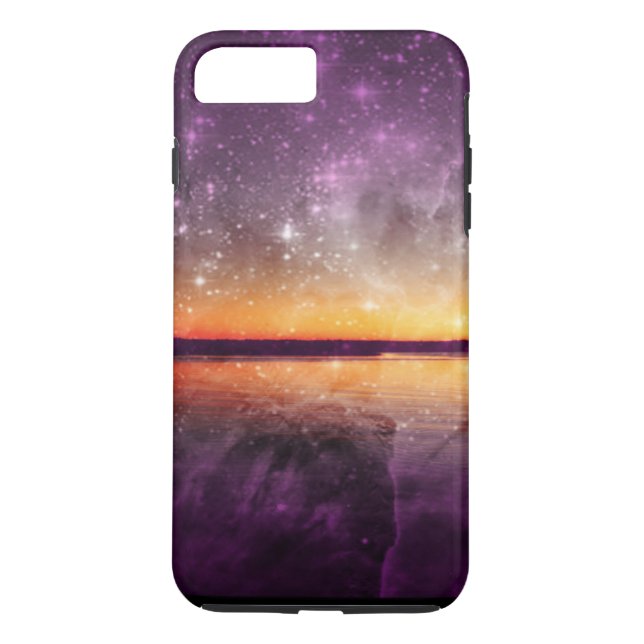 Violetstars und Sunset Lake iPhone 7 Plus Fall Case-Mate iPhone Hülle (Rückseite)