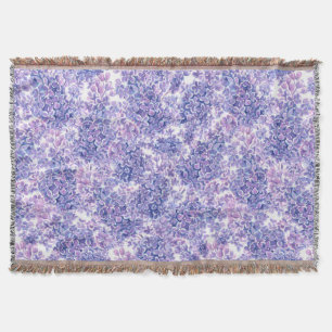 Violett Aquarelllila-Blume Decke