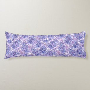 Violett Aquarelllila-Blume Seitenschläferkissen