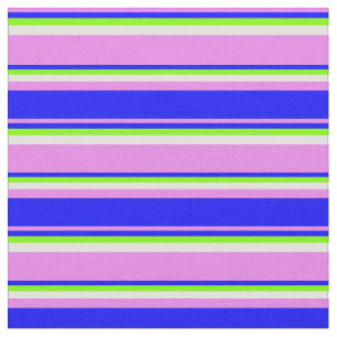 Violett, Blau, Chartreuse & Light Cycle Lines Stoff
