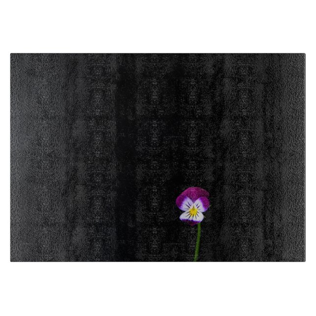 Violett-Blume cbcna Schneidebrett (Vorderseite)