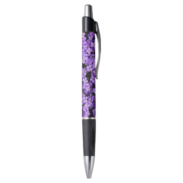 Violett-Blume Kugelschreiber (Unterseite (Vertikal))