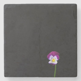 Violett-Blume-Küstenercnm Steinuntersetzer
