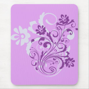 Violett-Blume Mousepad