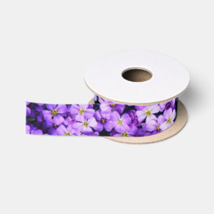 Violett-Blume Satinband