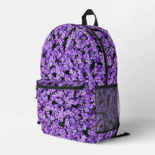 Violett Blume Schönes Violetset Bedruckter Rucksack