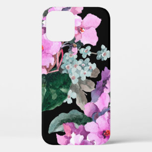 Violett Blume und vergessen Sie mich nicht Aquarel Case-Mate iPhone Hülle