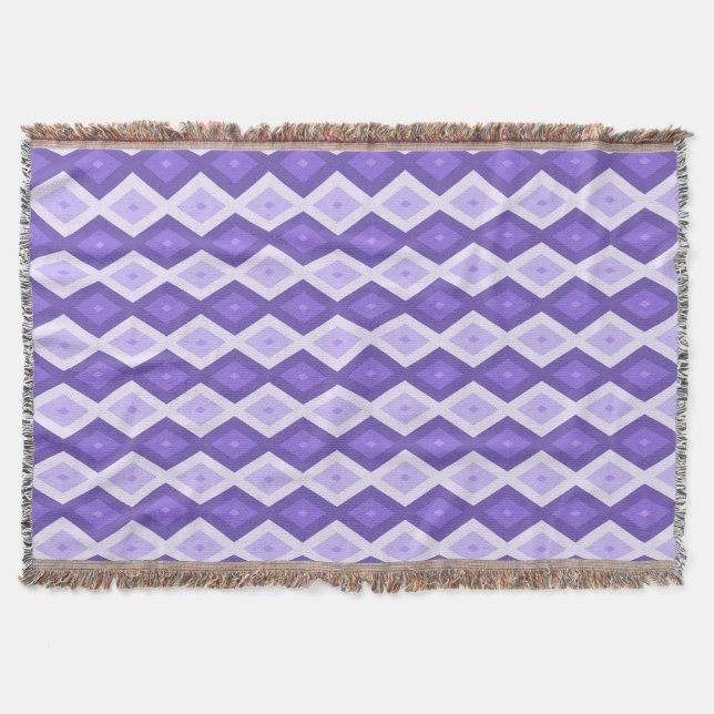 Violett-Diamantmuster Decke (Vorderseite)