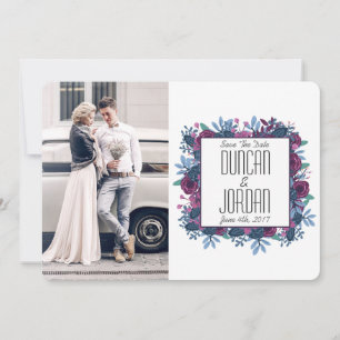 Violett Foto Ankündigung Datum freihalten