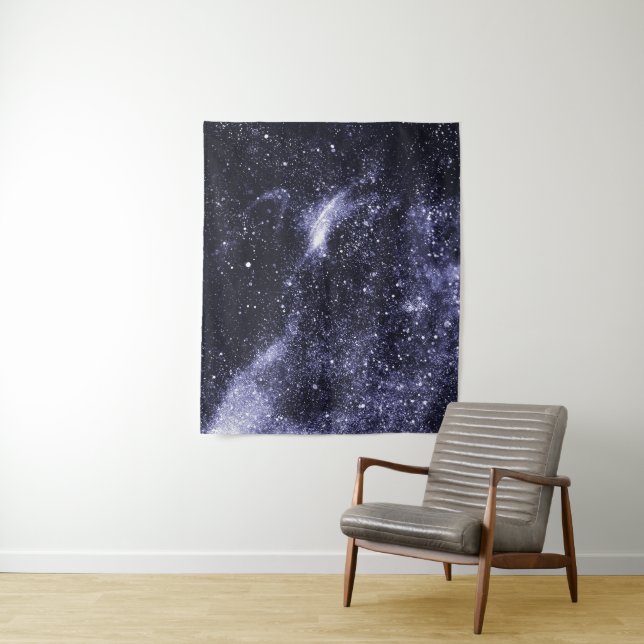 Violett lila abstrakte Galaxie Wandteppich (Beispiel)