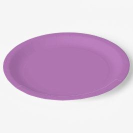 Violett Lila Vollfarbe Pappteller