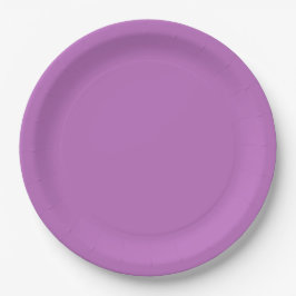 Violett Lila Vollfarbe Pappteller