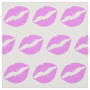 Violett Lippen Stoff
