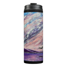 Violett Nächte Wasserflasche