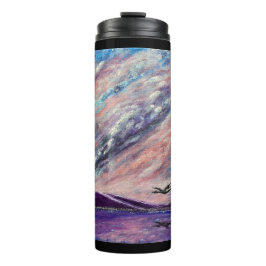 Violett Nächte Wasserflasche Thermosbecher