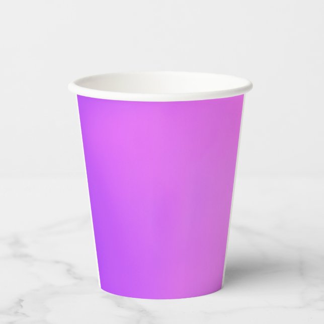 Violett-Papier-Cup Pappbecher (Vorderseite)