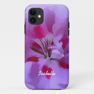 Violett Pink Abstrakte Hibiskus Blume Personalisie title_seo2