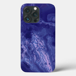 Violett Pink Akryllische Vergiftung Abstrakte Flüs Case-Mate iPhone Hülle
