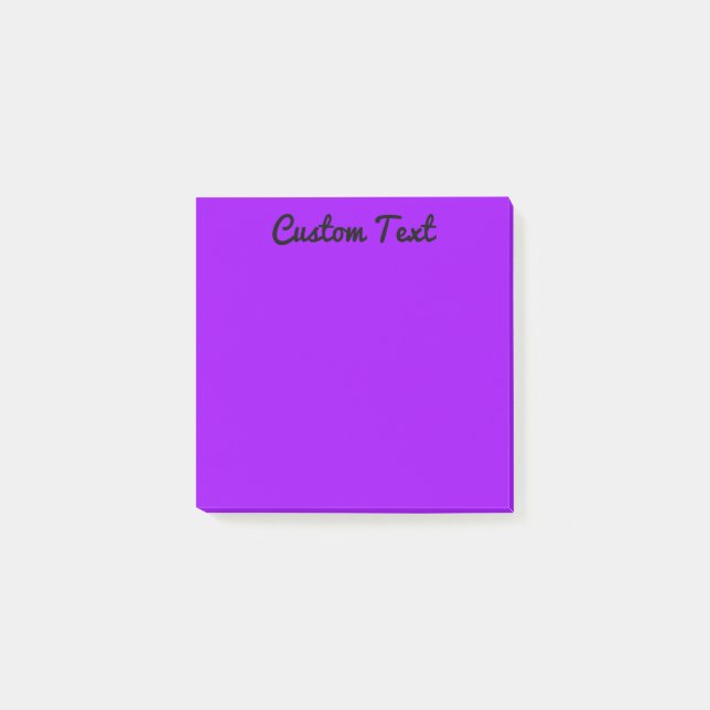 Violett Post-it Klebezettel (Vorderseite)