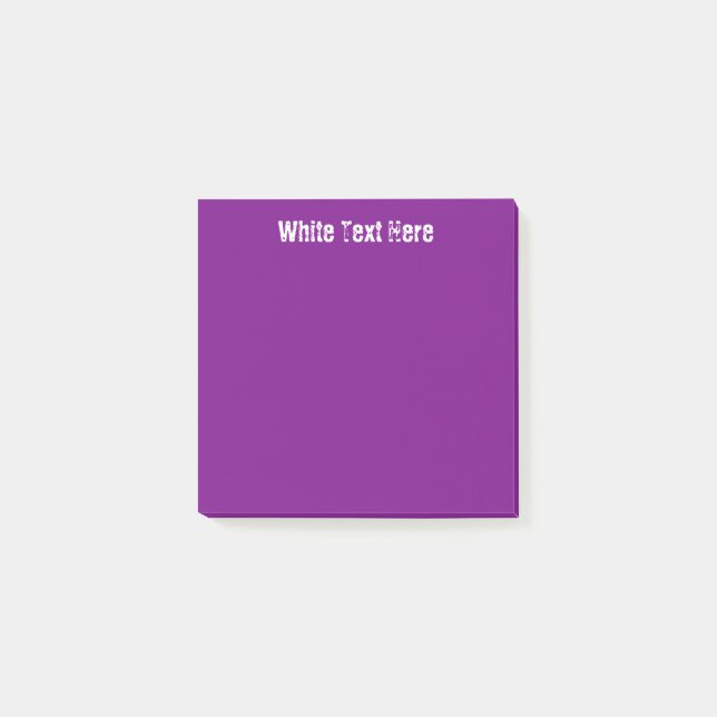 Violett Post-it Klebezettel (Vorderseite)