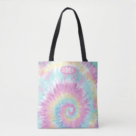 Violett Rosa blaue Gefärbte Krawatte Abstrakt Mono Tasche