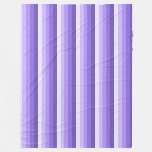 Violett-Schattenstreifen Fleecedecke (Vorderseite)