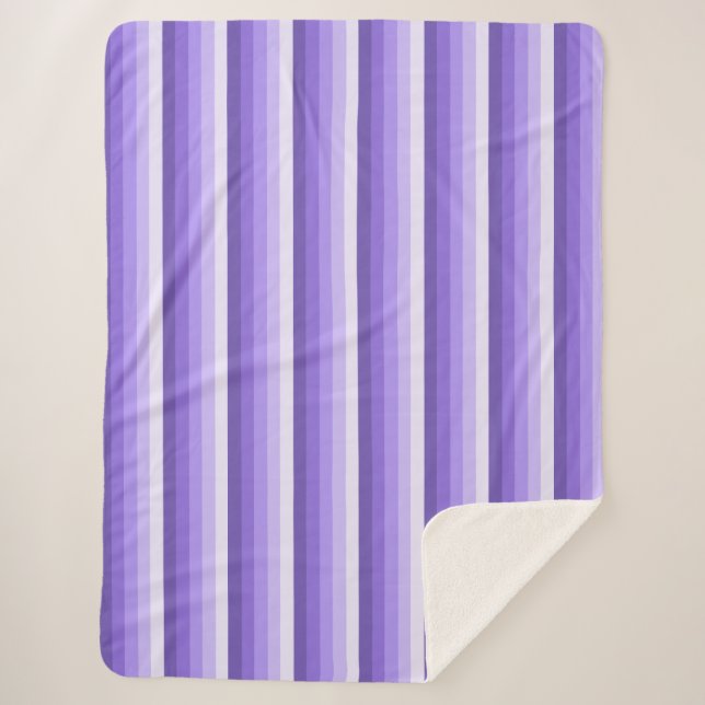 Violett-Schattenstreifen Sherpadecke (Vorderseite)
