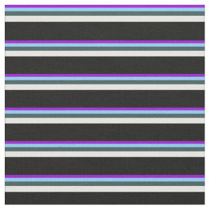 Violett, Sky Blue, Slate Grau, Minze Cream & Black Stoff