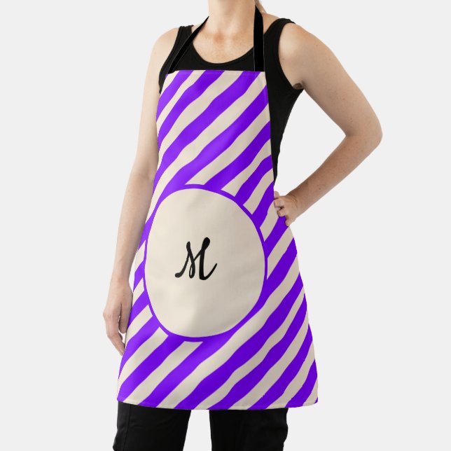 Violett Streifen Schürze (InSitu)