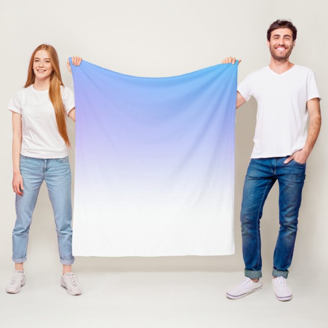 Violett und blau-grün fleecedecke (Beispiel)