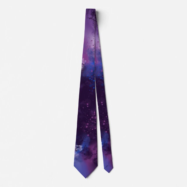 Violett und Blau Krawatte (Vorderseite)