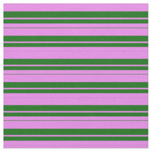 Violett und dunkelgrüne Streifen/Linienmuster Stoff