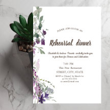 Violett Wildblume Probe Abendessen