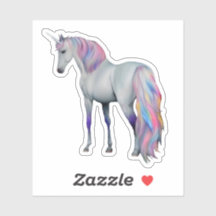 Violetta- Einhorn, stehend -