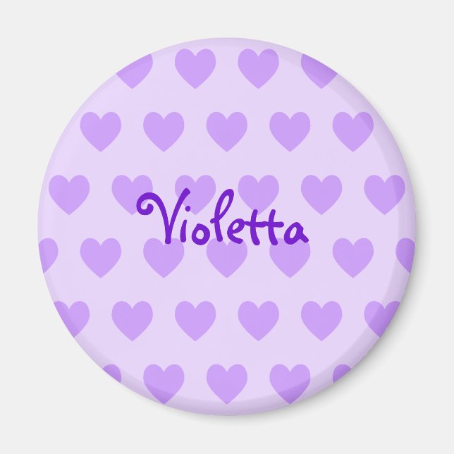 Violetta Lila Magnet (Vorne)