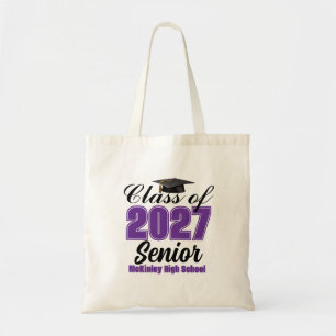 Violette Abschlussklasse 2027 Senior Custom High S Tragetasche