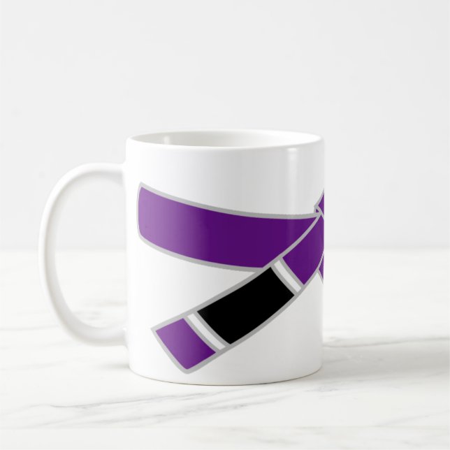 Violette Binde BJJ Kaffeetasse (Links)