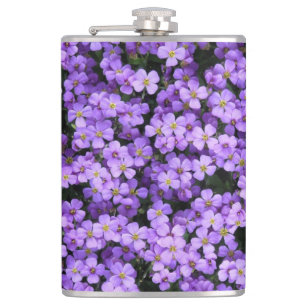 Violette Blume Flasengewebes Flachmann