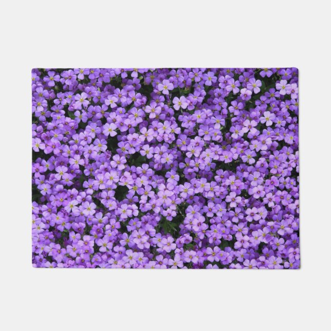 Violette Blume - Frühjahr Fußmatte (Vorderseite)