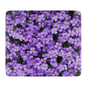 Violette Blume - Frühjahr Schneidebrett