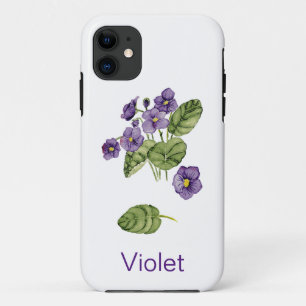 violette Blume lila botanisches iPhone/iPad Gehäus Case-Mate iPhone Hülle