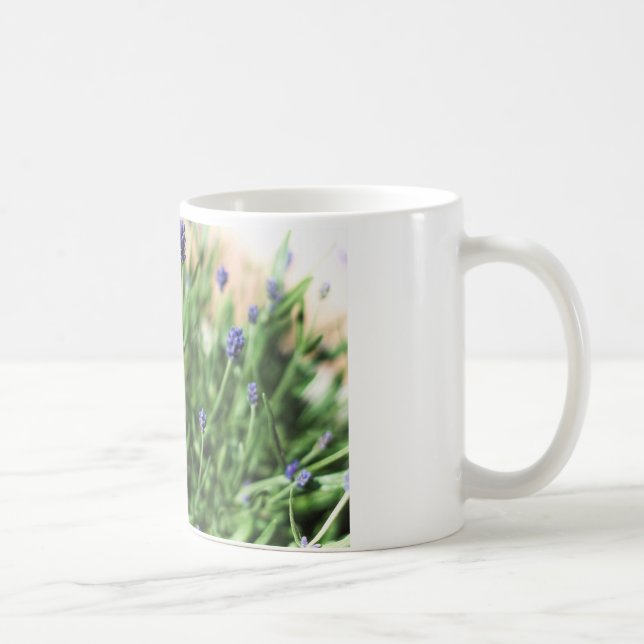 Violette Blume - Tasse (Rechts)