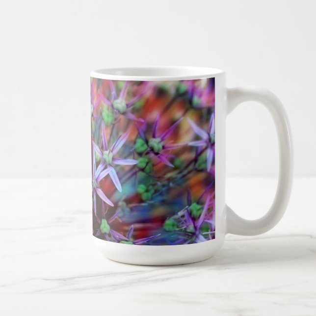 Violette Blume Zwiebel Globemaster Kaffeetasse (Rechts)