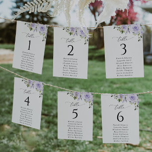 Violette Blumen, Lilac-Blume, Sitze-Chart-Karten