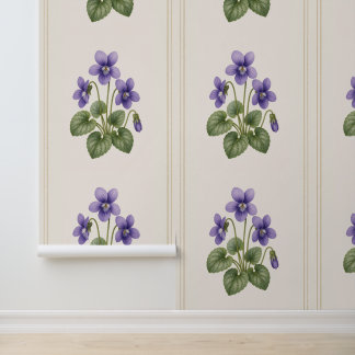 Violette Botanik, Februar-Geburtsblume Tapete