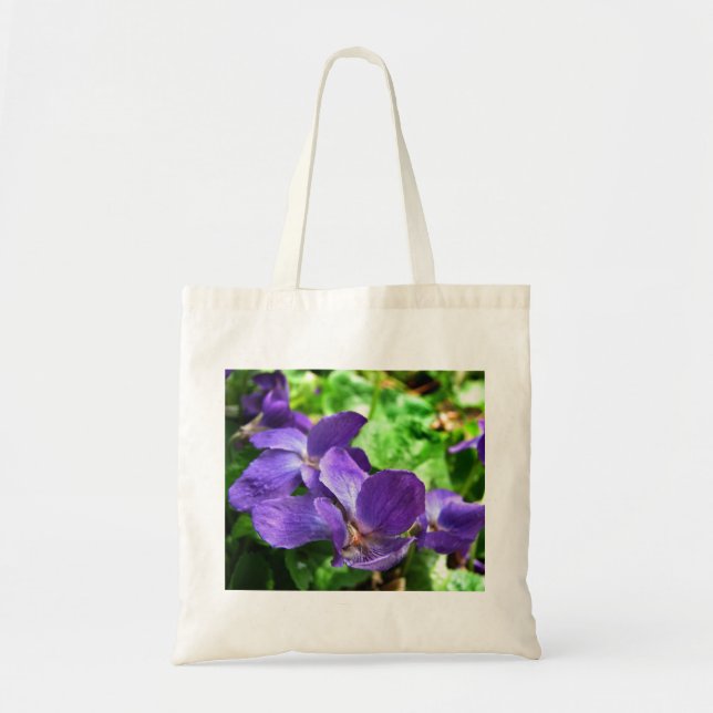 Violette Budget-Taschen-Tasche Tragetasche (Vorne)