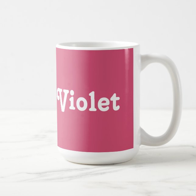 Violette de tasse (Droite)