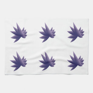 Violette Flügel Handtuch