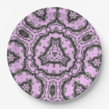Violette Flutflutete Blume Kaleidoskop-Design
