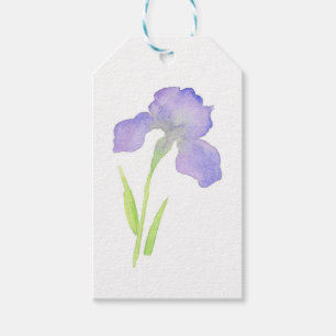 Violette Iris Geschenkanhänger